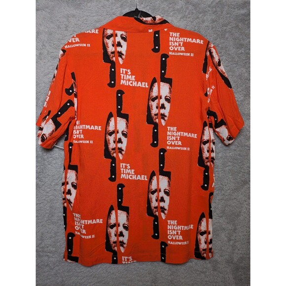 Halloween II Michael Myers Shirt Mad Engine Mens M Camp Horror Slasher - Picture 6 of 6